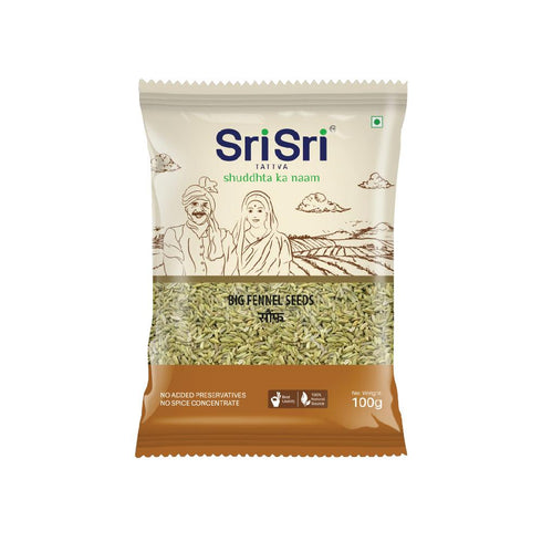 Sri Sri Tattva Big Fennel Seeds (saunf)